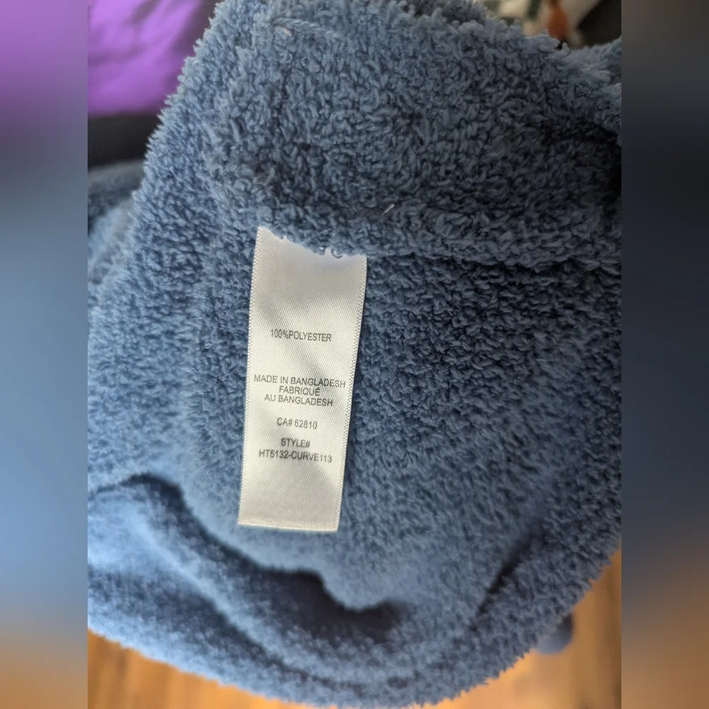 Ricki's Cozy Blue Crew Neck Sweater - Picture 5 of 5